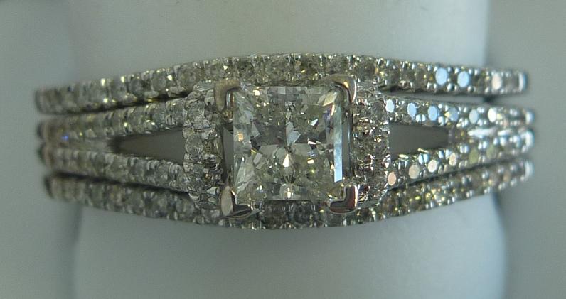  Wedding  Rings  BRIDAL  SET R45463 DIAMOND RING  1 
