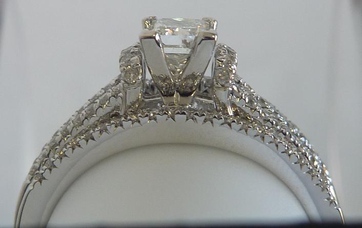  Wedding  Rings  BRIDAL  SET R45463 DIAMOND RING  1 