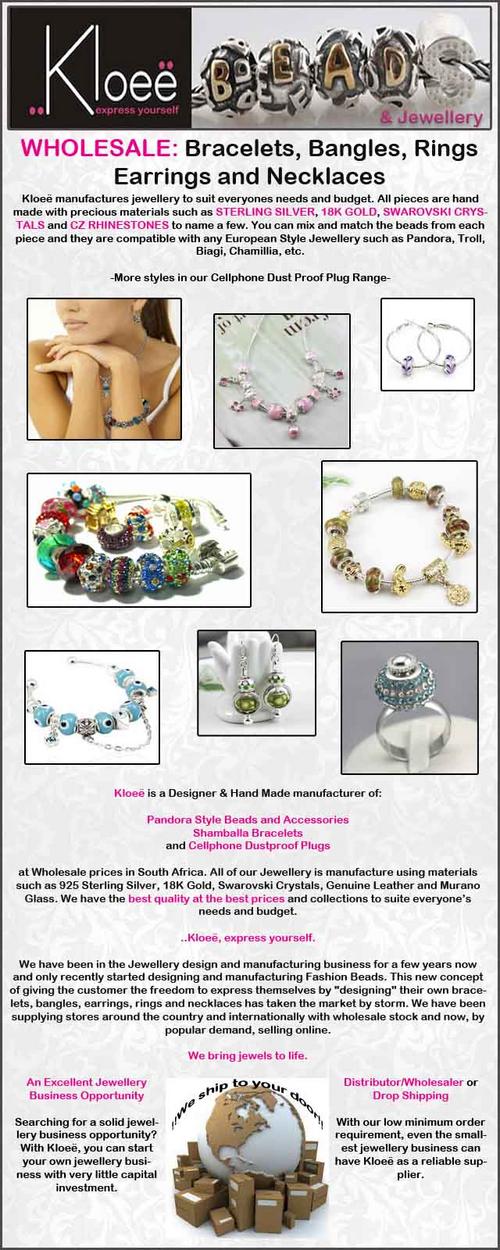 Kloee Beads and Jewellery Pandora Style Charm Bead Jewellery