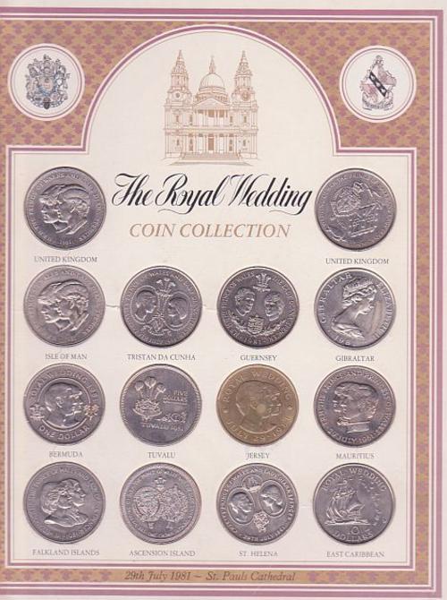 Image for the royal wedding coin collection july 1981