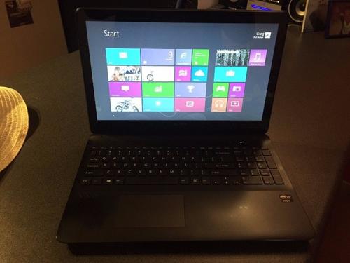 Barely used, very clean Sony Vaio Fit touchscreen Laptop. 15" Display 500GB i3 processor Touch screen 4GB Ram (expandable)