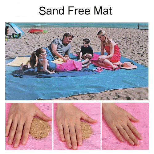 Tours Large Magic Sand Free Picnic Beach Blanket Rug Mat Camping