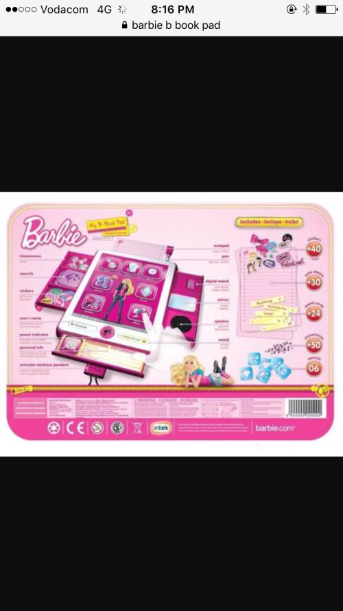 my b book pad barbie price