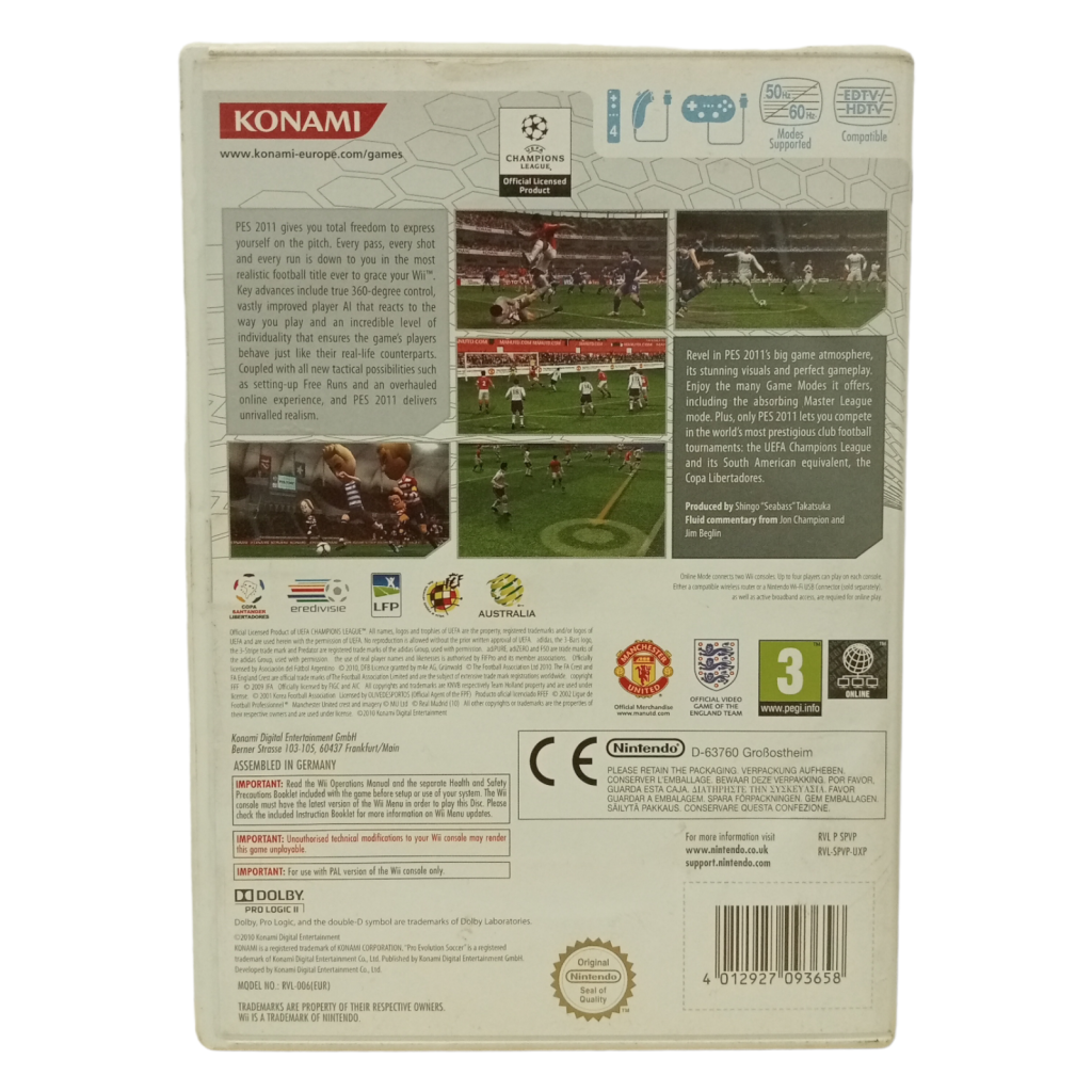 Games - Pro Evolution Soccer 2011 Wii for sale in Cape Town (ID:617831400)