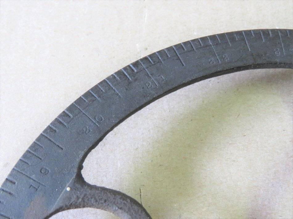 Tools Antique Blacksmith Wheelwright traveller measuring wheel tool