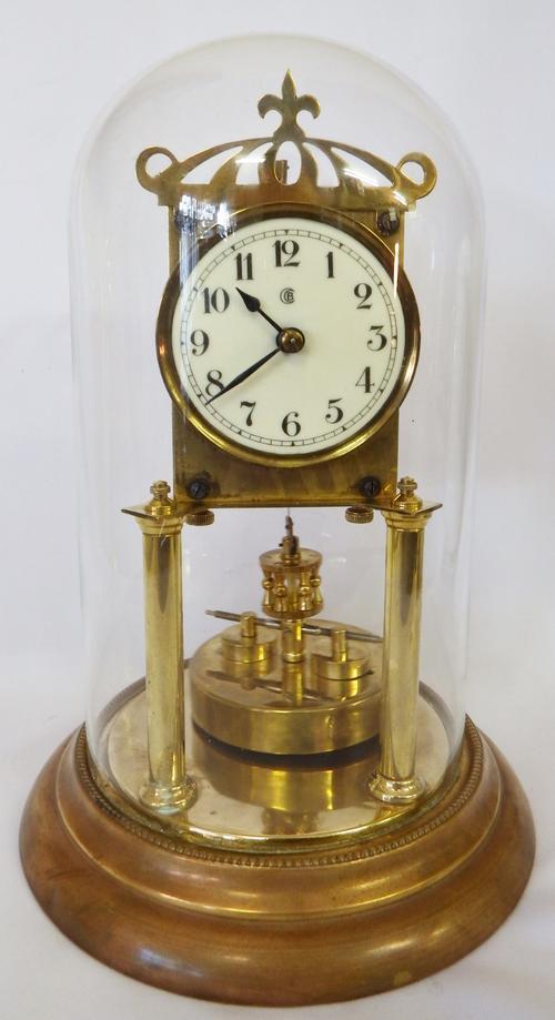 Other Clocks - Antique 400 day anniversary dome clock with flat ...