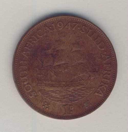 1947 SA Union penny