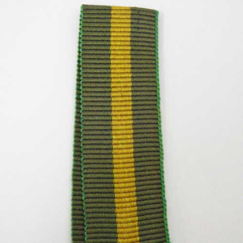 Rhodesia medal for Territorial or Reserve service miniature medal ribbon - 9cm