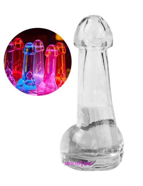 100ml penis shape glass bottle for