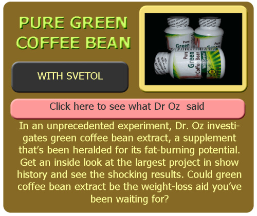 Green coffee bean with svetal