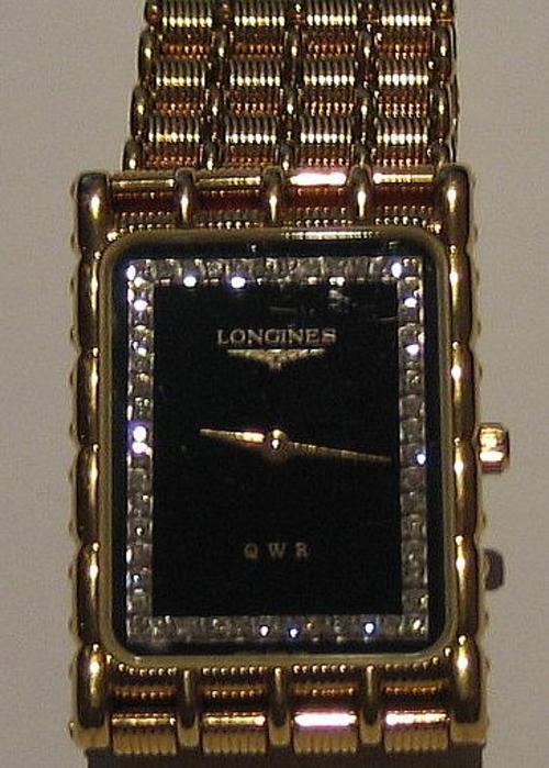 Men s Watches R25 000 LONGINES LONGINES QWR GOLD DIAMONDS QUARTZ