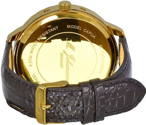 Men's Watches - BRAND NEW GERMAN MZI CO. M JOHANSSON GOLD AUTOMATIC DAY ...