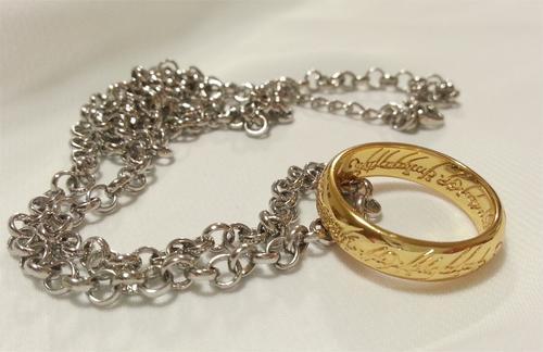 Movie Props & Replicas - Lord of the Rings. The one Ring. Necklace or ...