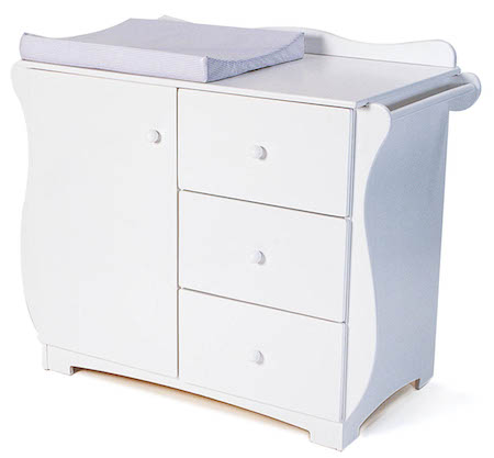 TreeHouse - Sleigh Baby Cot & Compactum 