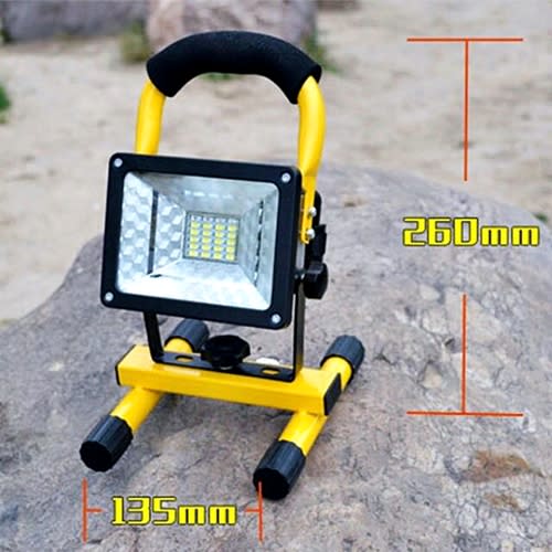 30W 24LED Rechargeable Floodlight | With Flashing Strobe Feature | TMT Durban