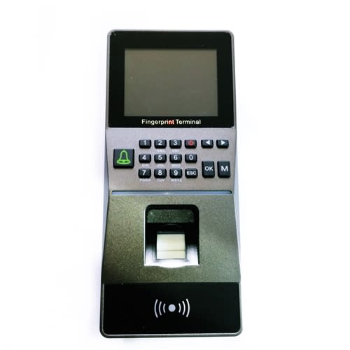 RFID + Biometric Fingerprint Access Control & Time Attendance Monitor