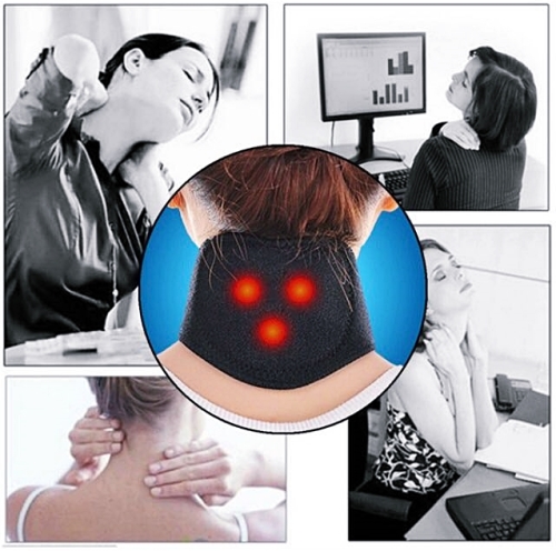 Self Heating Neck Guard Band | For Relief from Neck Pain & Tension 