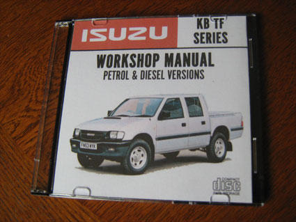 Workshop Manuals - Isuzu KB TF Car Workshop Repair Service Manual 1998