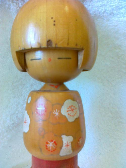 Traditional Japanese Vintage Sosaku Wood Kokeshi Doll