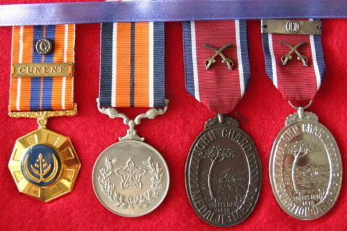 Sadf Sandf Sadf Border War Medal Group With Award