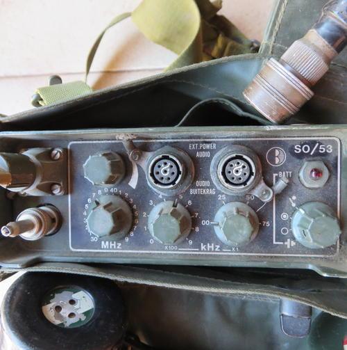 Kit - Sadf Border War Period So 53 Manpack Vhm Fm Radio For Short Range 