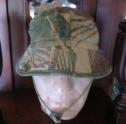 Headgear - ORIGINAL RHODESIAN CAMO BUSH HAT SIZE 55-WORN BUT GOOD ...