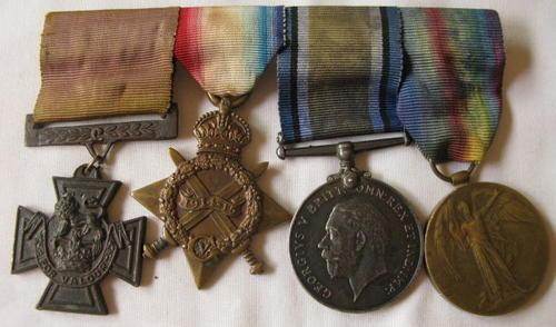 World War 1 - 4194) VICTORIA CROSS WITH WW1 - TRIO NAMED & AWARDED TO ...