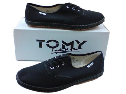 Shoes - Tomy Takky Canvas Ladies Sizes 3 to 8. Colours: Black , White ...