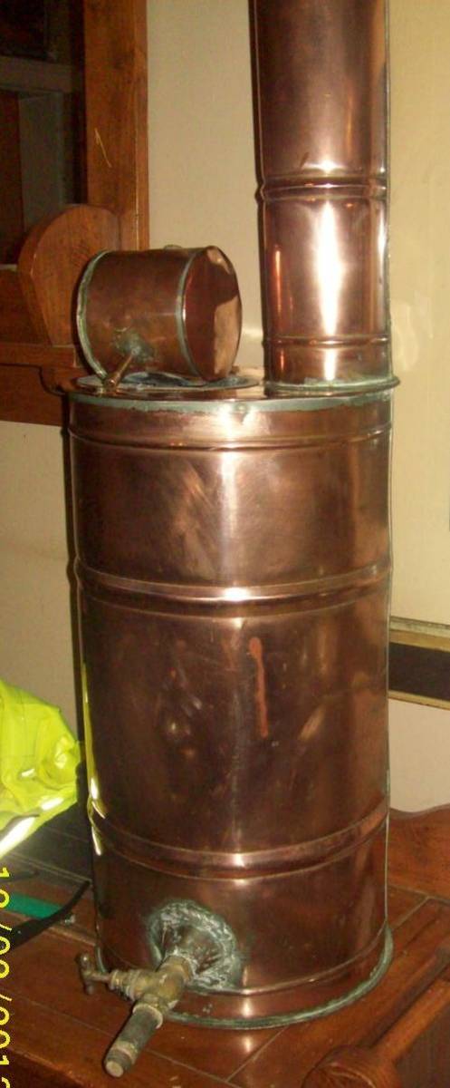Copperware COPPER PARAFFIN DONKEY GEYSER was sold for R800.00 on 17