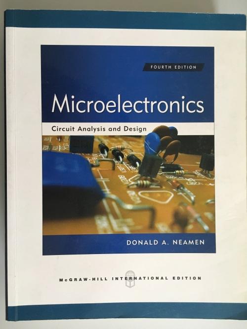engineering microelectronics circuits analysis and design (4thused for 3rd and 4th year engineering (electrical electronic) courses