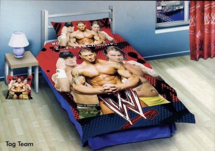 KIDS BED LINEN - WWE DUVET SET - SINGLE BED