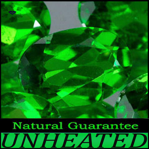 NATURAL DEEP GREEN CHROME DIOPSIDE GEMSTONES, SPECIMENS FROM THE URAL MOUNTAINS.