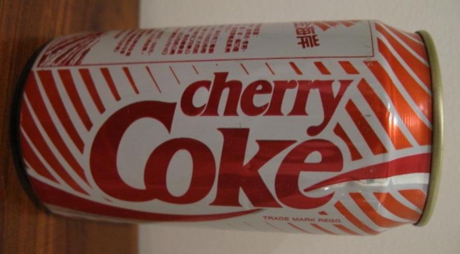 Advertising - Cherry Coca Cola Can Chinese Taiwan 355ml - RARE! was ...