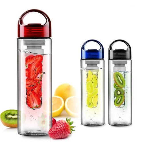 Tritan Plastic Fruit Infuser Water Bottle