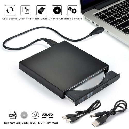 Blank Discs - External DVD CD RW Drive Burner Writer USB 2.0 Ultra Slim ...