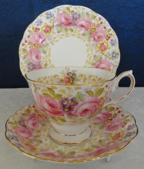 English Porcelain - Royal Albert Serena 21 Piece Tea Set Rd No 839329 ...