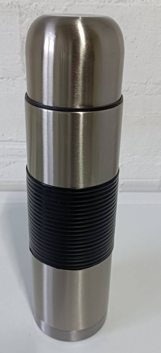 Flasks Thermos Flash 1Lt Double Wall Hot & Cold Bullet Flask with