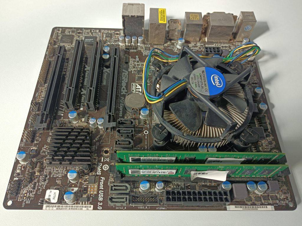Motherboard & CPU Bundles Intel i72600K CPU + ASRock H77M + 8GB DDR31600 RAM Very rare CPU