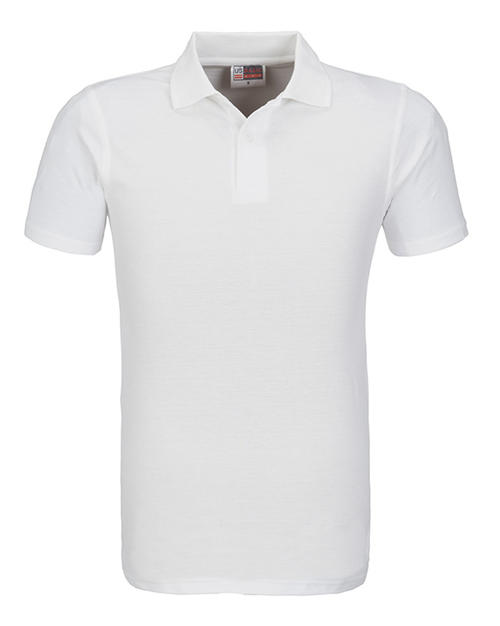 US BASIC - Economy Golf Shirt - MEN - White