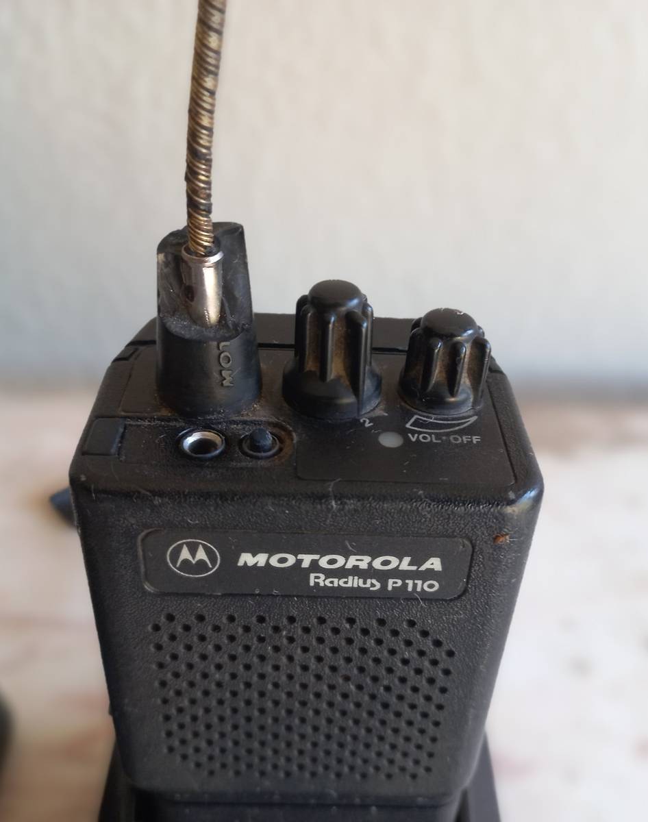 TwoWay Radios MOTOROLA 2 WAY RADIOS P110 MODEL HTN9804A was sold