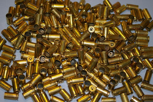 9MM Brass - Used / Sold in packs of 250 @ R100.00.