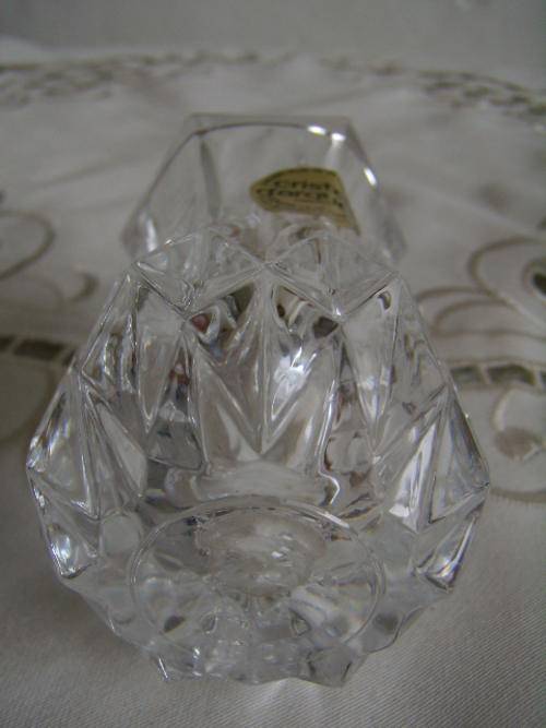 Vases GENUINE 24 LEAD CRYSTAL VASE FROM FRANCE " CRYSTAL d"ARQUES