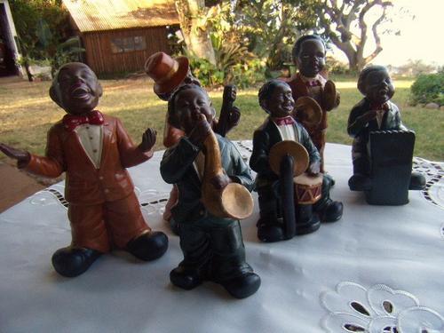 Porcelain & Ceramic - Vintage CERAMIC Jazz Band - Six musicians ...