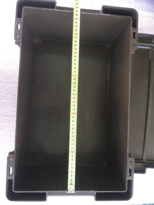 Other Militaria - SADF Plastic Ammo Box containing 4x Plastic 7.62 ...