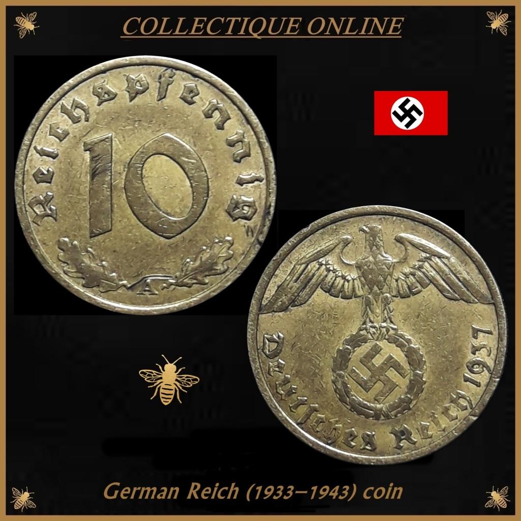 Europe - Third Reich : German Reich (1933-1943) : 10 Reichspfennig 1937 