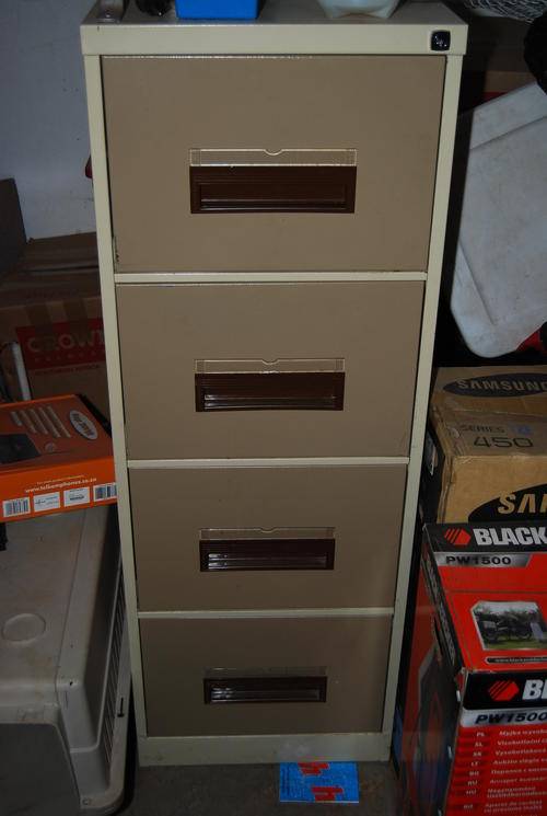 Other Home & Living Steel 4 Drawer Filing was sold for R450