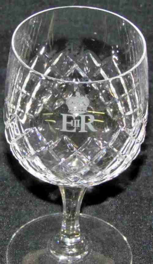 Drinking Glasses & Stemware CRYSTAL WINE GLASS=ER Insignia engraved