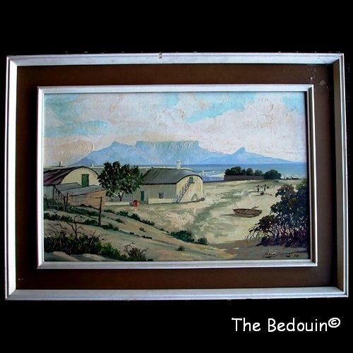 Image of framed oil painting