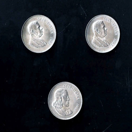 3 x R1 coins