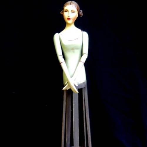 Dolls Olga van Wyk. Well known S A Artist. CAGE DOLL MANNEQUIN. 65
